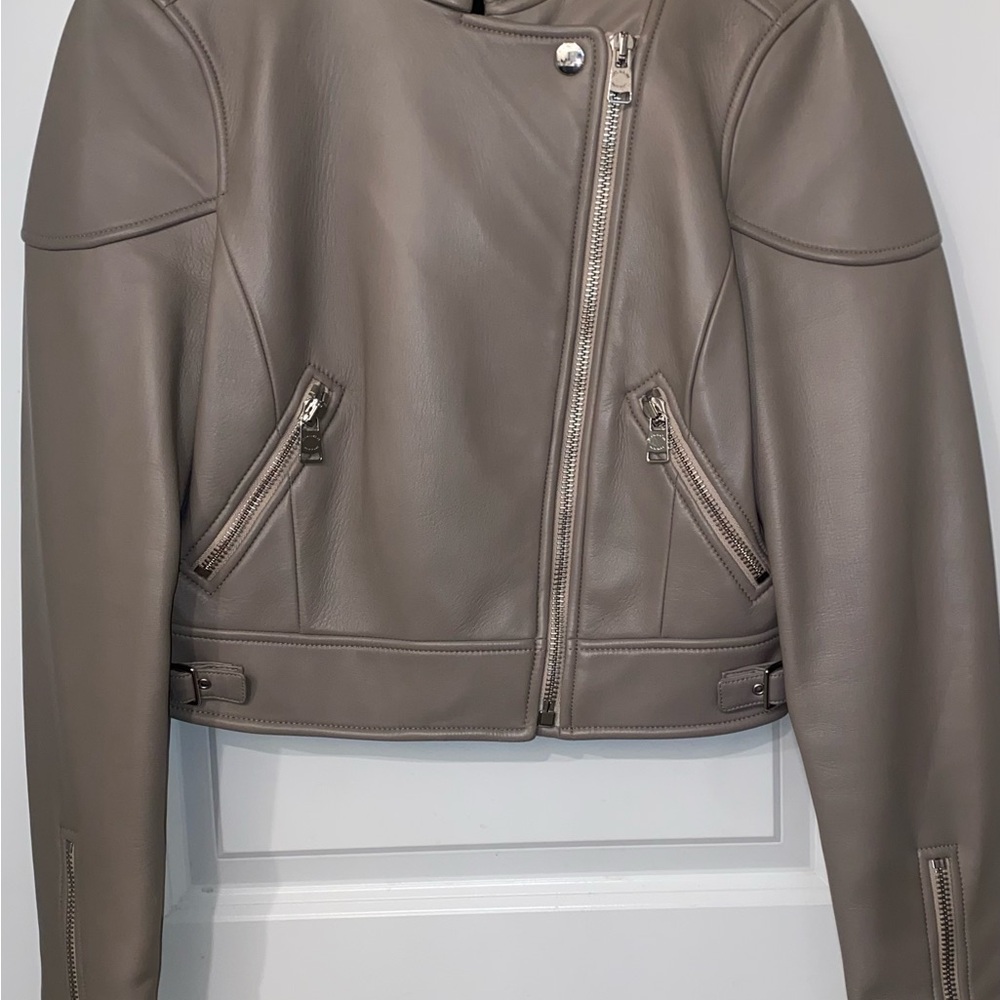 Coach Leather Jacket 100% Sheepskin Leather Woman’s S